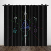 2025 NEW Game The Legend of Zelda Curtains Pattern Blackout Window Drapes